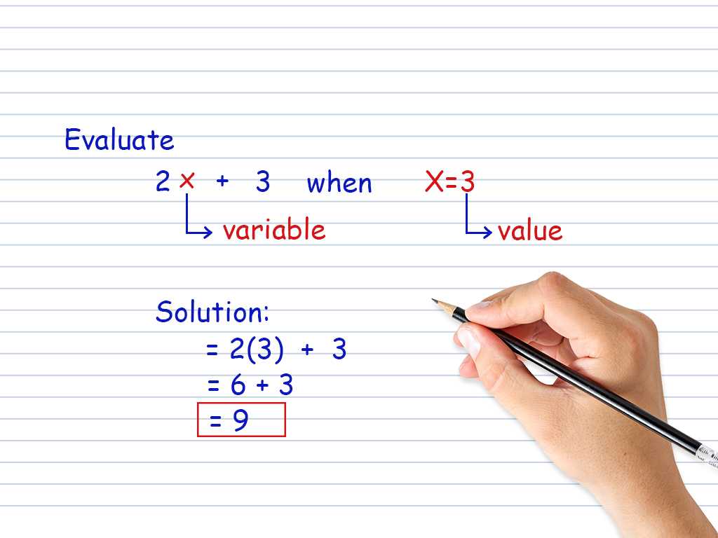 evaluate expressions